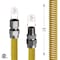 Flextron Gas Line Hose 5/8'' O.D.x24'' Len 1/2" FIPxMIP Fittings Yellow Coated Stainless Steel Flexible FTGC-YC12-24C - alternate 4